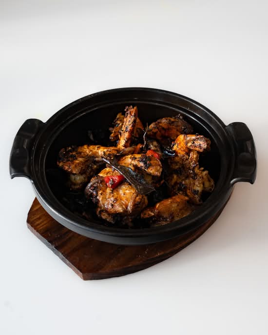 C10. Singapore Black Pepper Prawns 星洲黑胡椒蝦 *NEW ITEM*